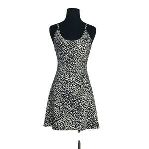 Outdoor Voices Leopard Print Built-In-Shorts Athletic Dress size XS